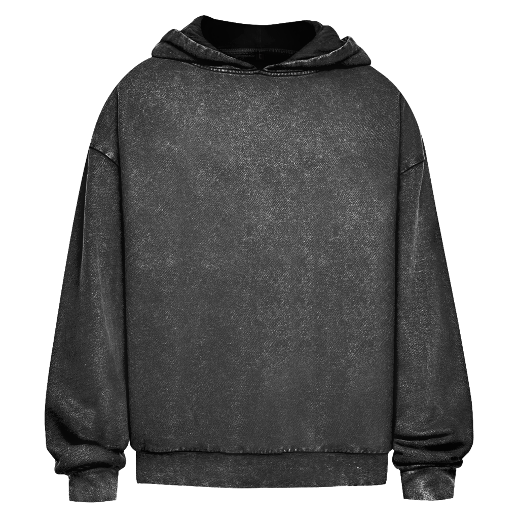 washed hoodie | oversize | backprint teios logo