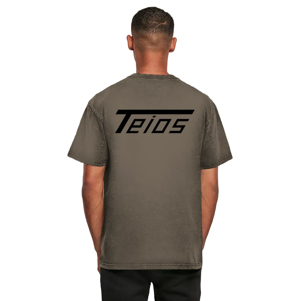 washed tee teios black print – flatlay 7