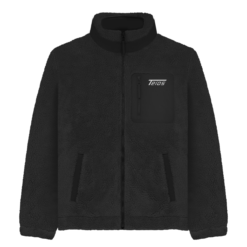 sherpa jacket | frontprint teios logo