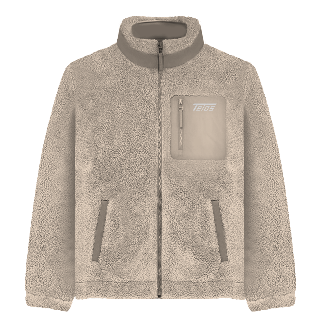 sherpa jacket | frontprint teios logo
