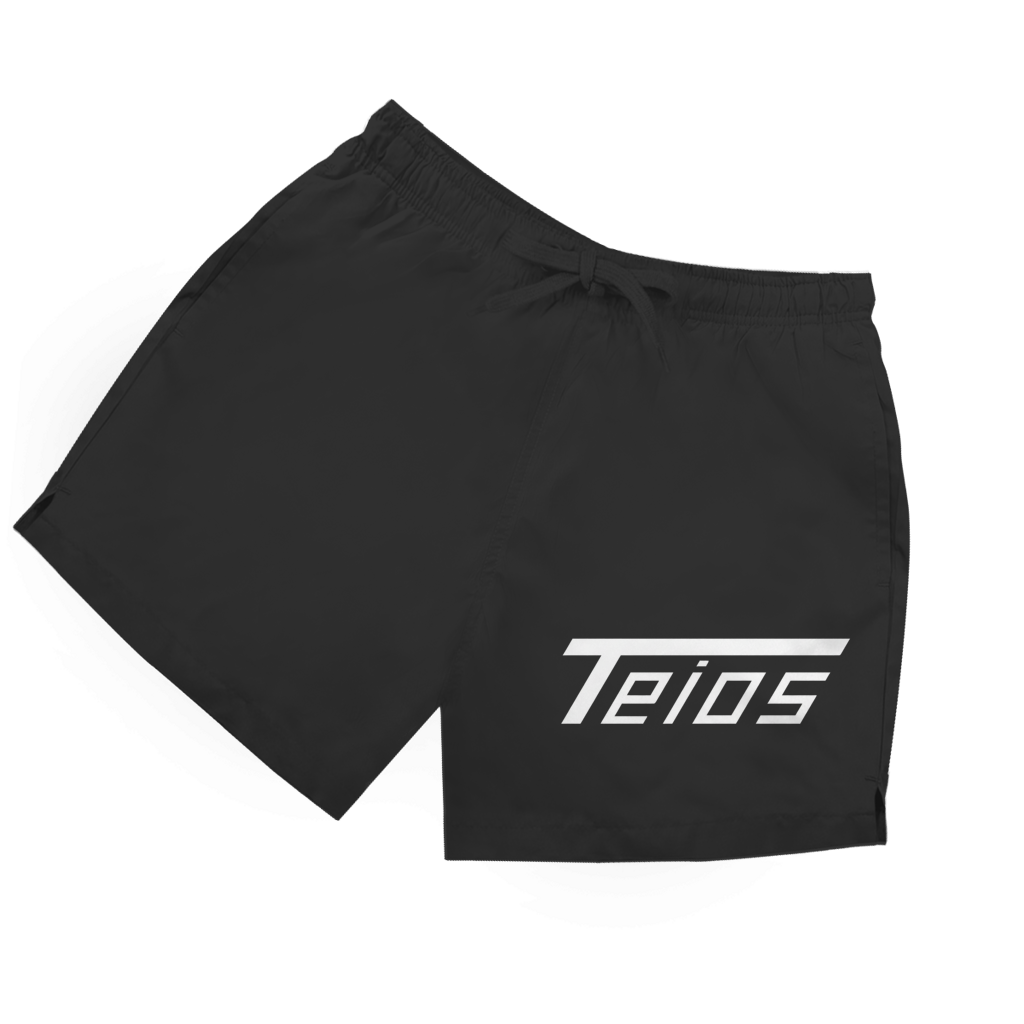 swim shorts | frontprint  teios logo