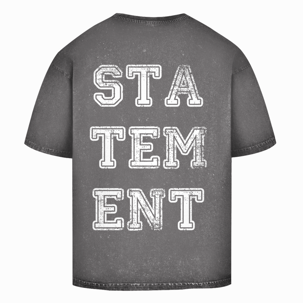 washed shirt | oversize | backprint statement