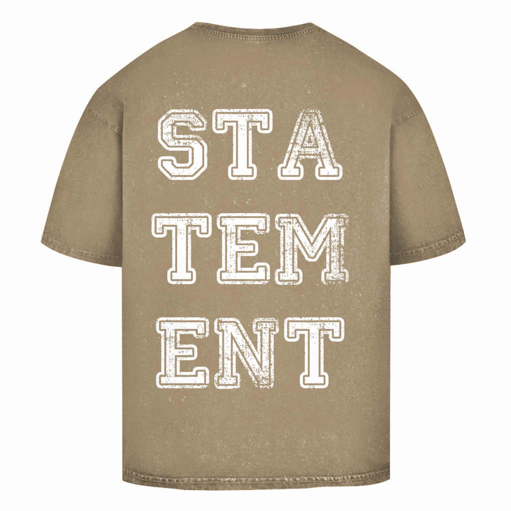 washed shirt | oversize | backprint statement