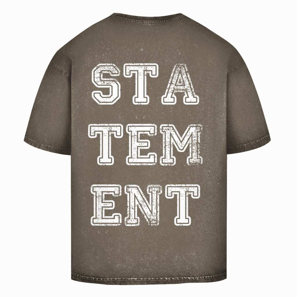 washed shirt | oversize | backprint statement