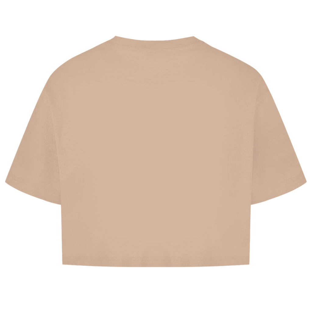 crop top | women | frontprint polka dot