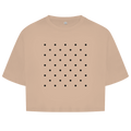 crop top | women | frontprint polka dot