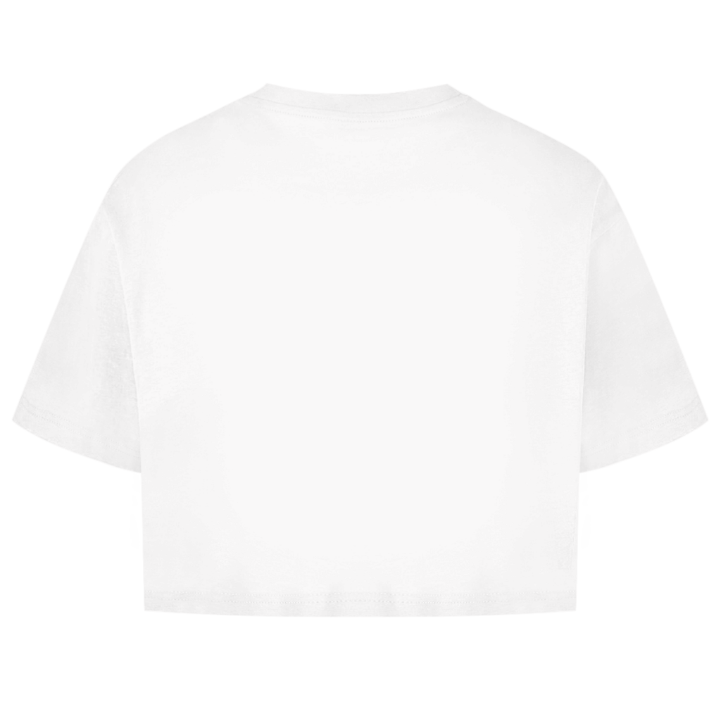 crop top | women | frontprint polka dot