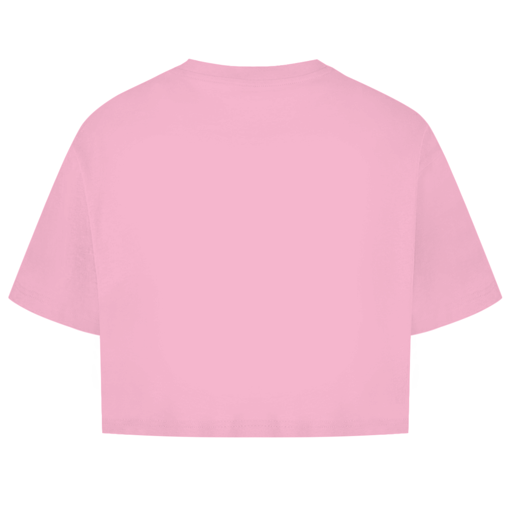 crop top | women | frontprint polka dot