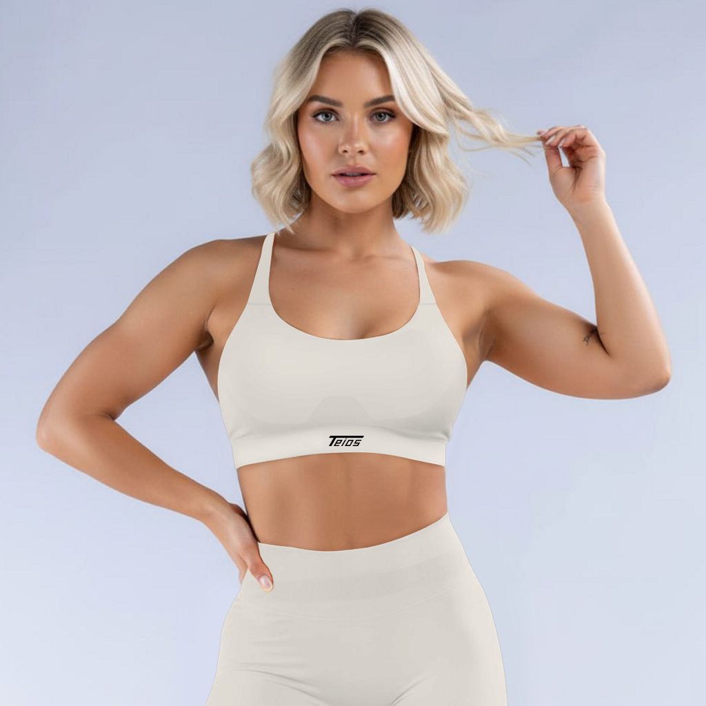 sports bh | top | front + backprint teios logo