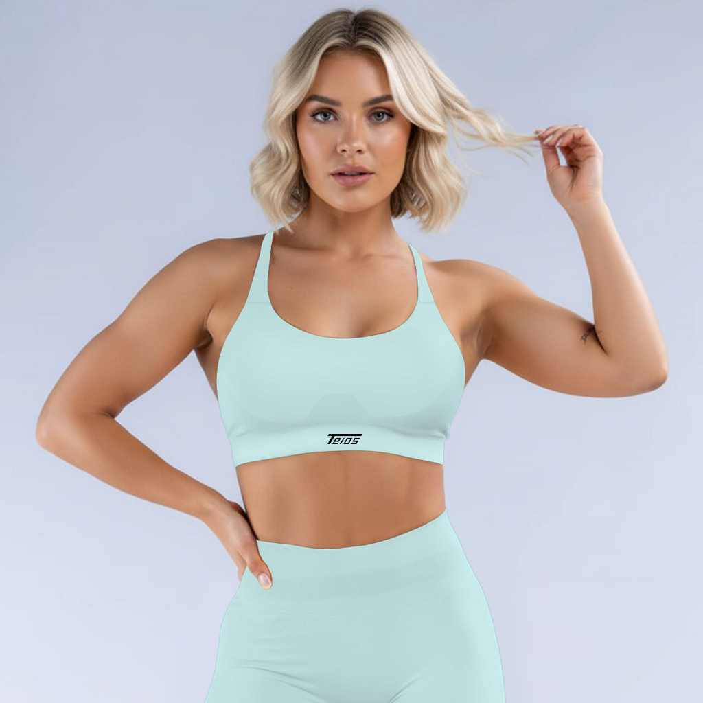 sports bh | top | front + backprint teios logo