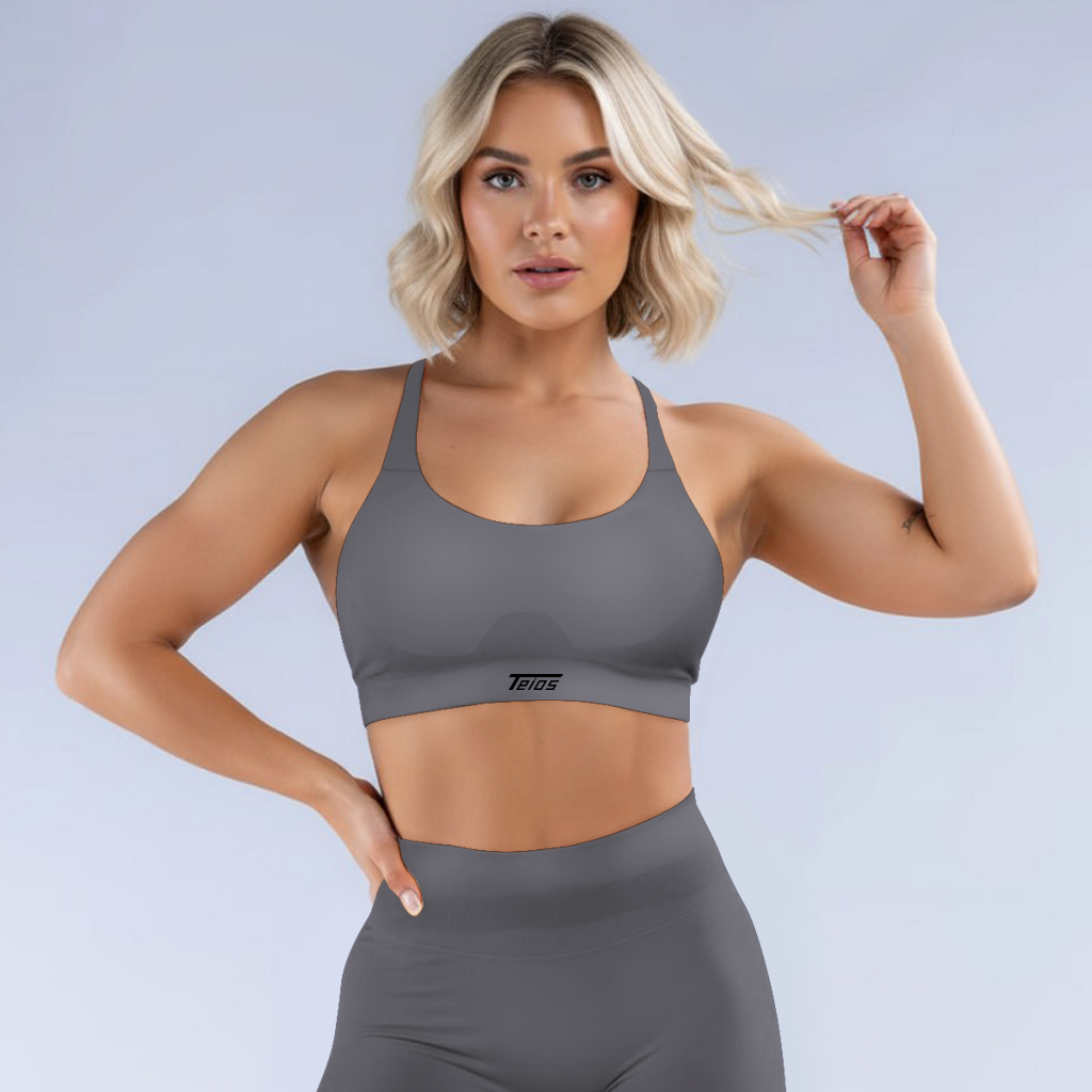 sports bh | top | front + backprint teios logo