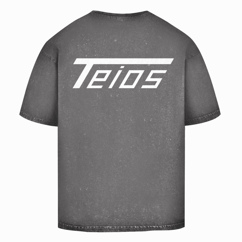 washed shirt | oversize | backprint teios logo /w