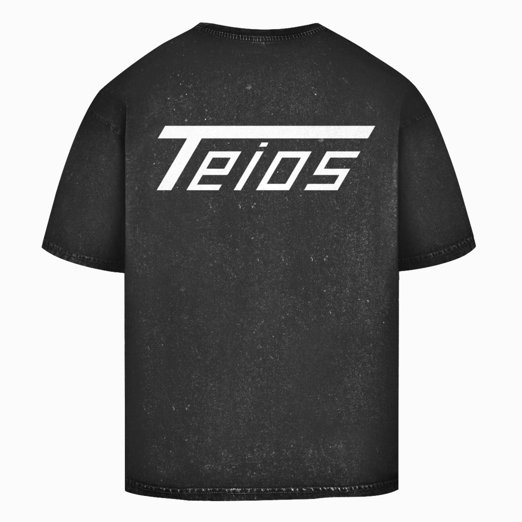 washed shirt | oversize | backprint teios logo /w