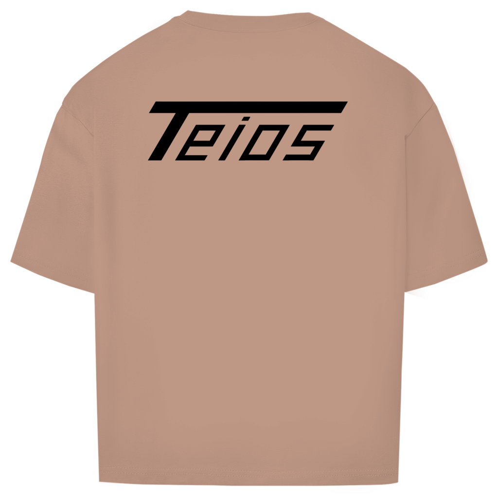 oversize tee teios black print – stilbild 8