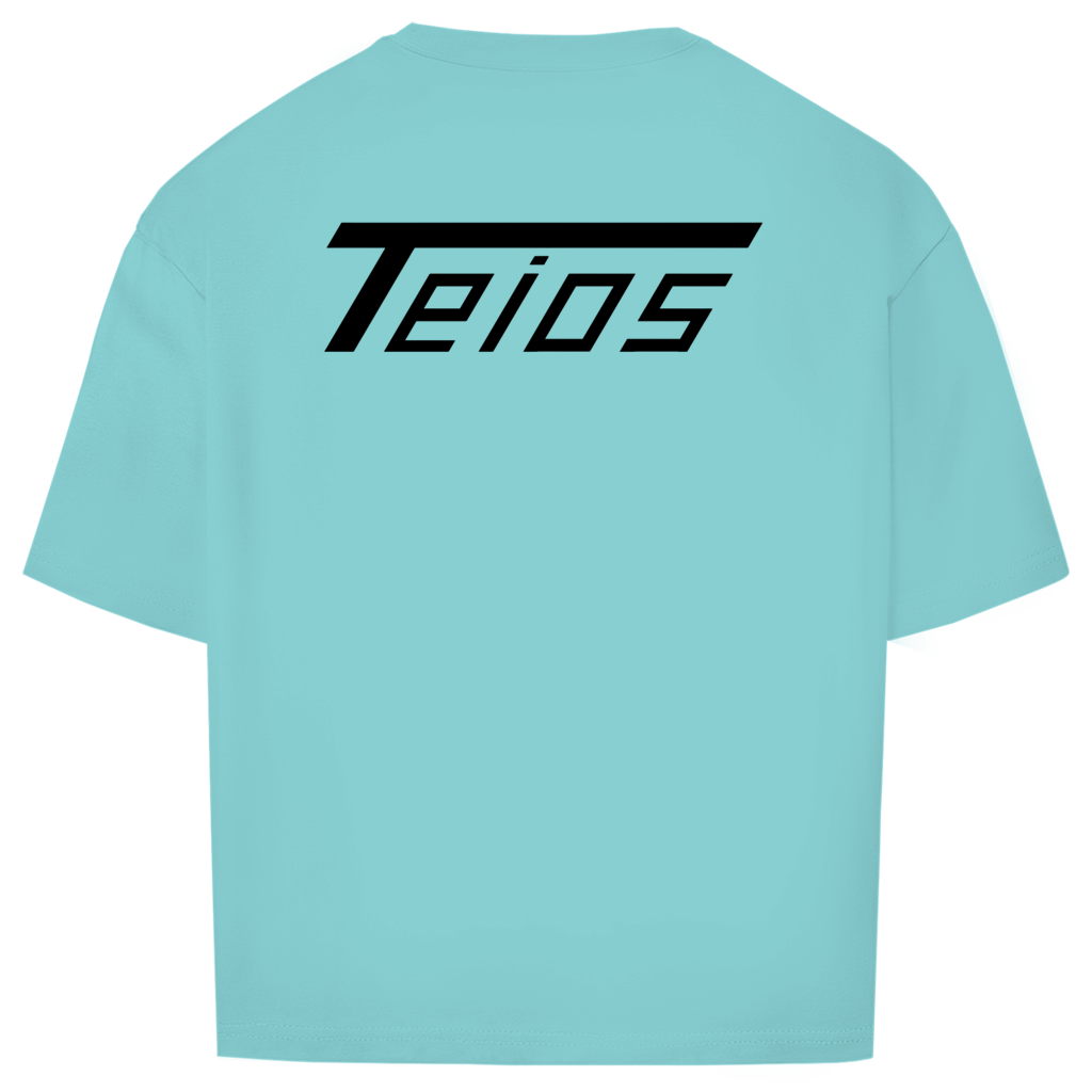 oversize tee teios black print – stilbild 16