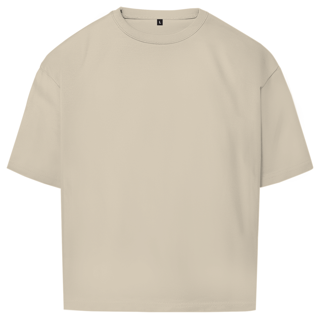 oversize tee teios black print – detailansicht