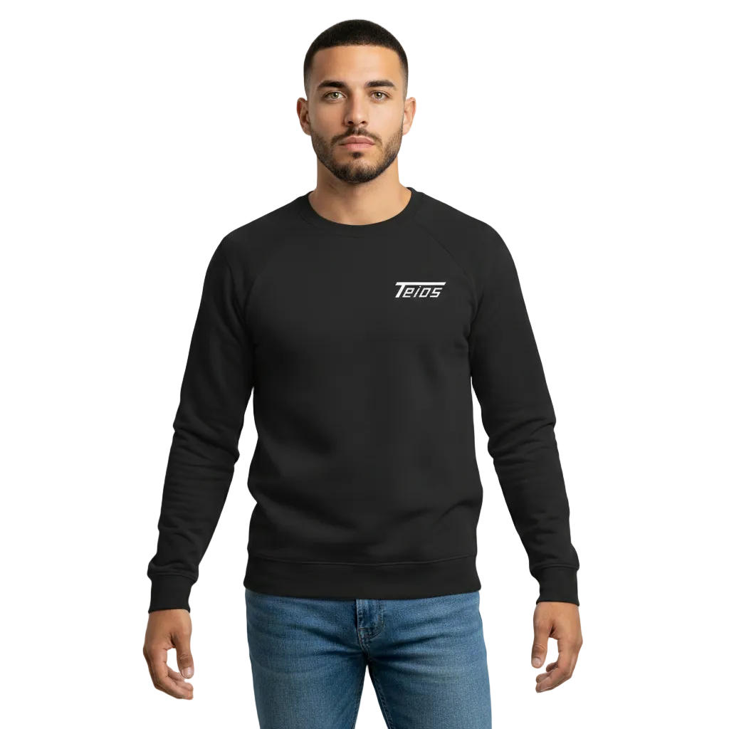 premium crewneck sweatshirt teios – frontansicht