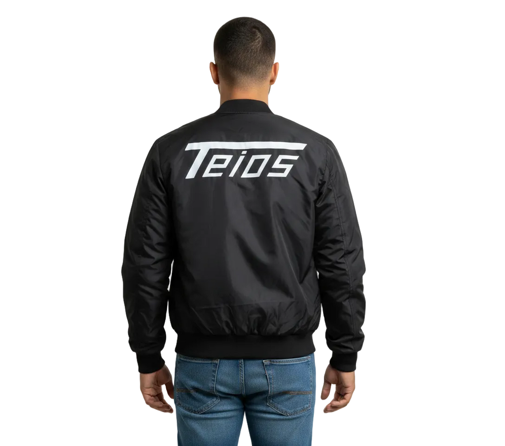 bomber jacket | street | backprint teios logo