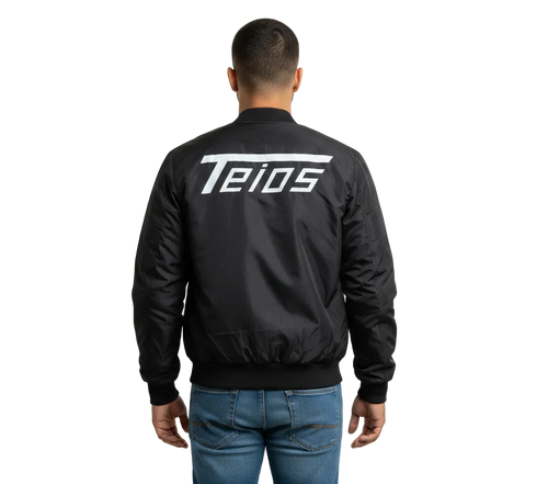 bomber jacket | street | backprint teios logo