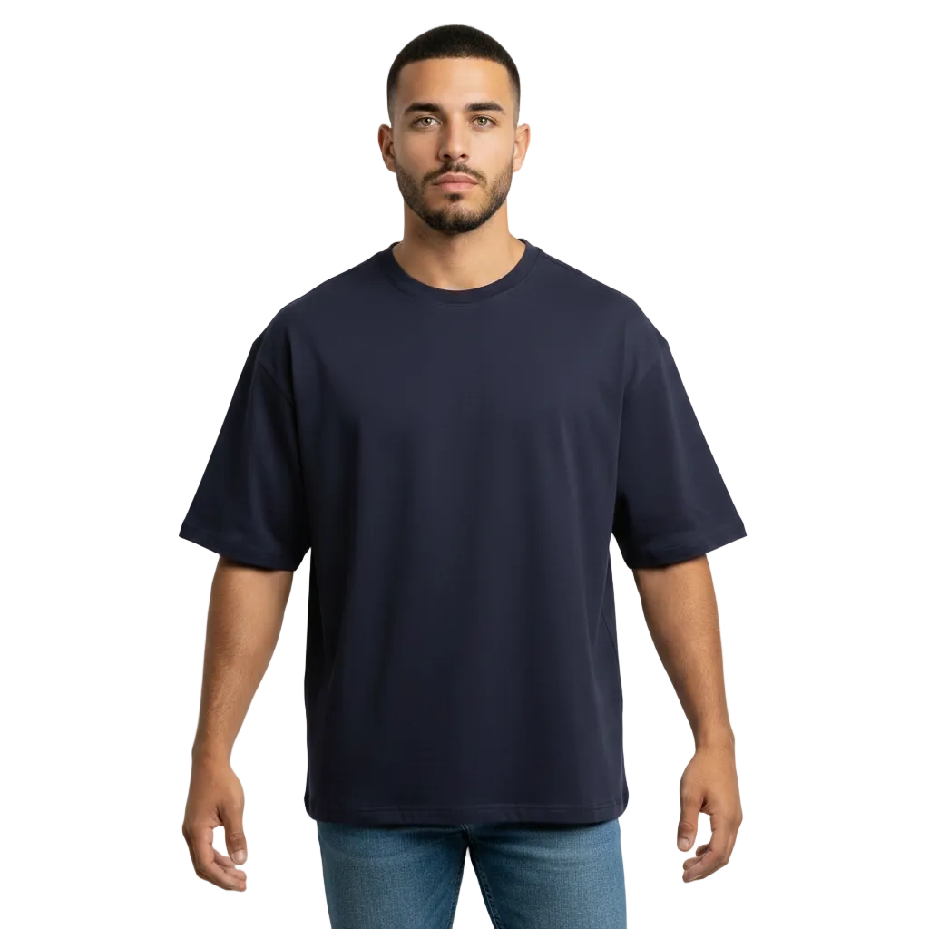 oversize tee teios white print – rückansicht