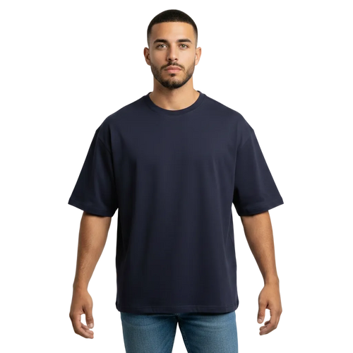 oversize tee teios white print – rückansicht