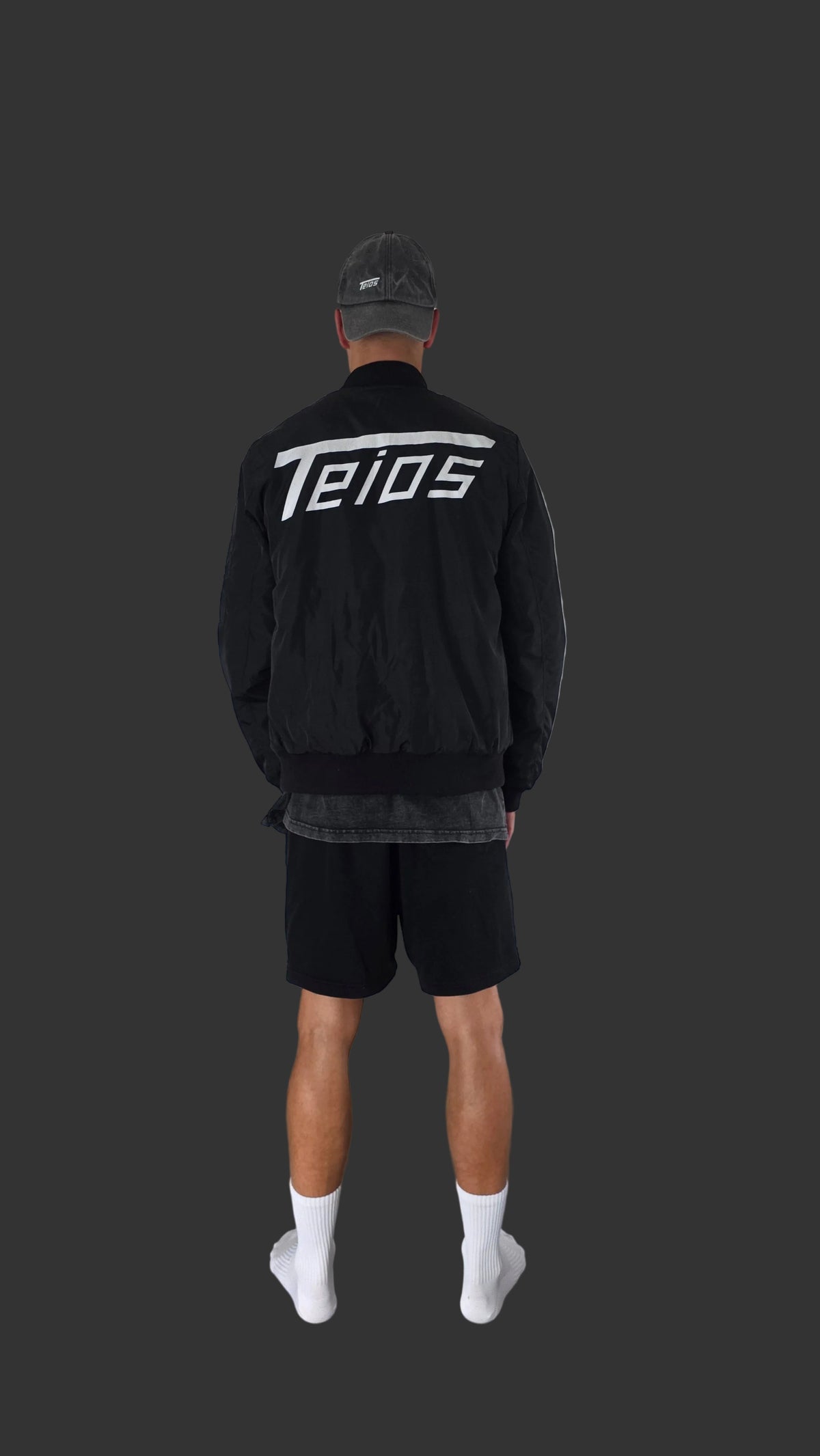 bomber jacket | street | backprint teios logo