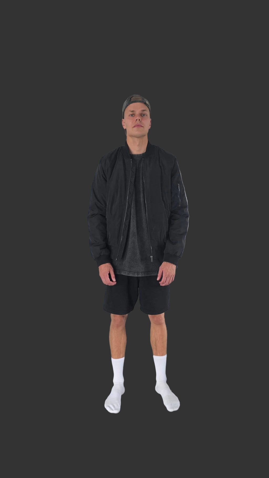 bomber jacket | street | backprint teios logo