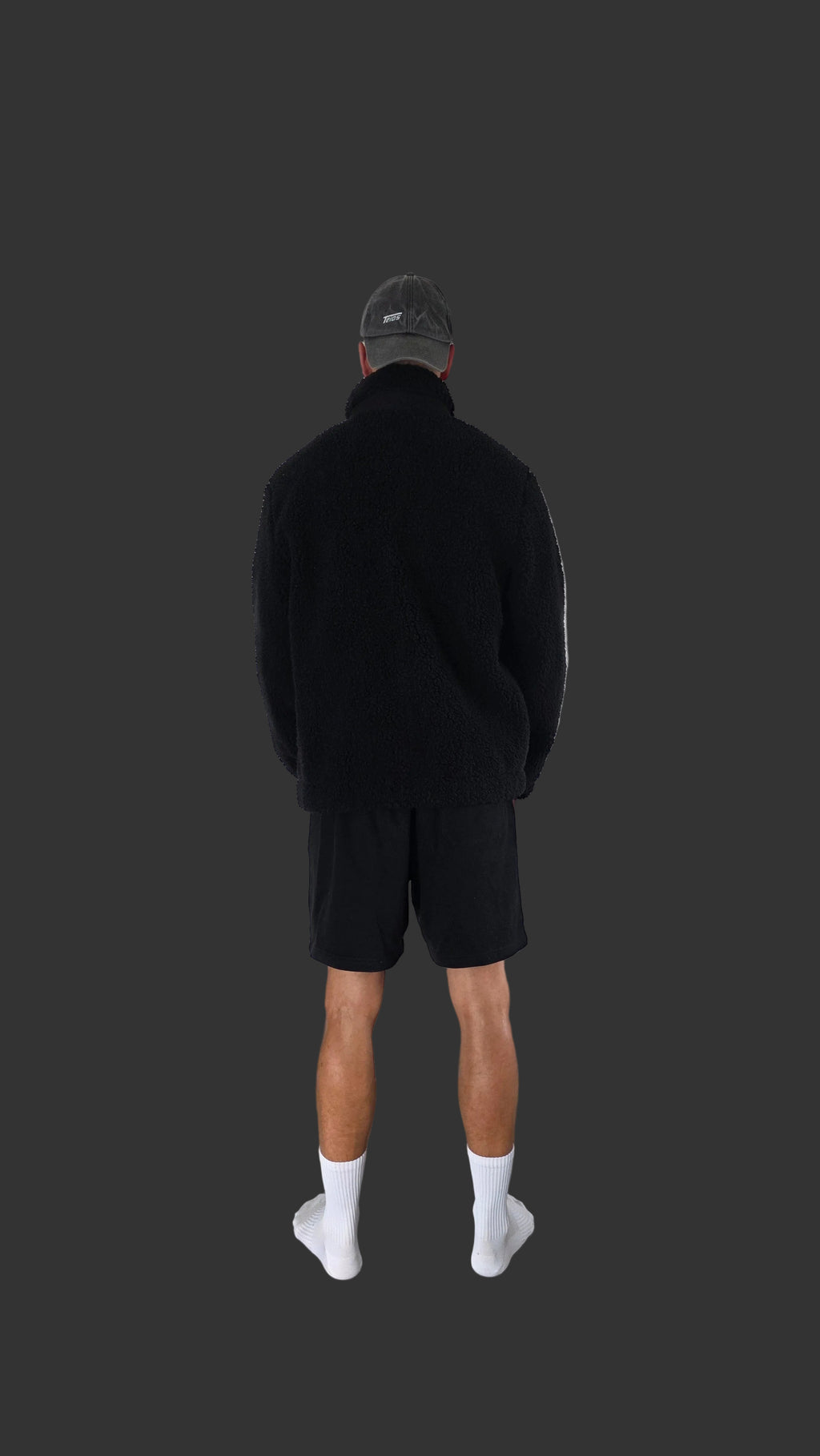 sherpa jacket | frontprint teios logo