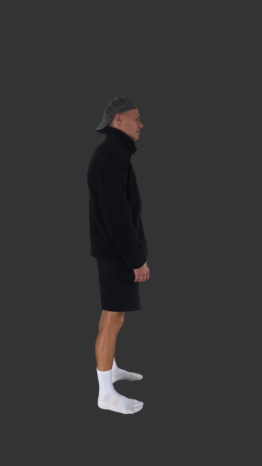 sherpa jacket | frontprint teios logo