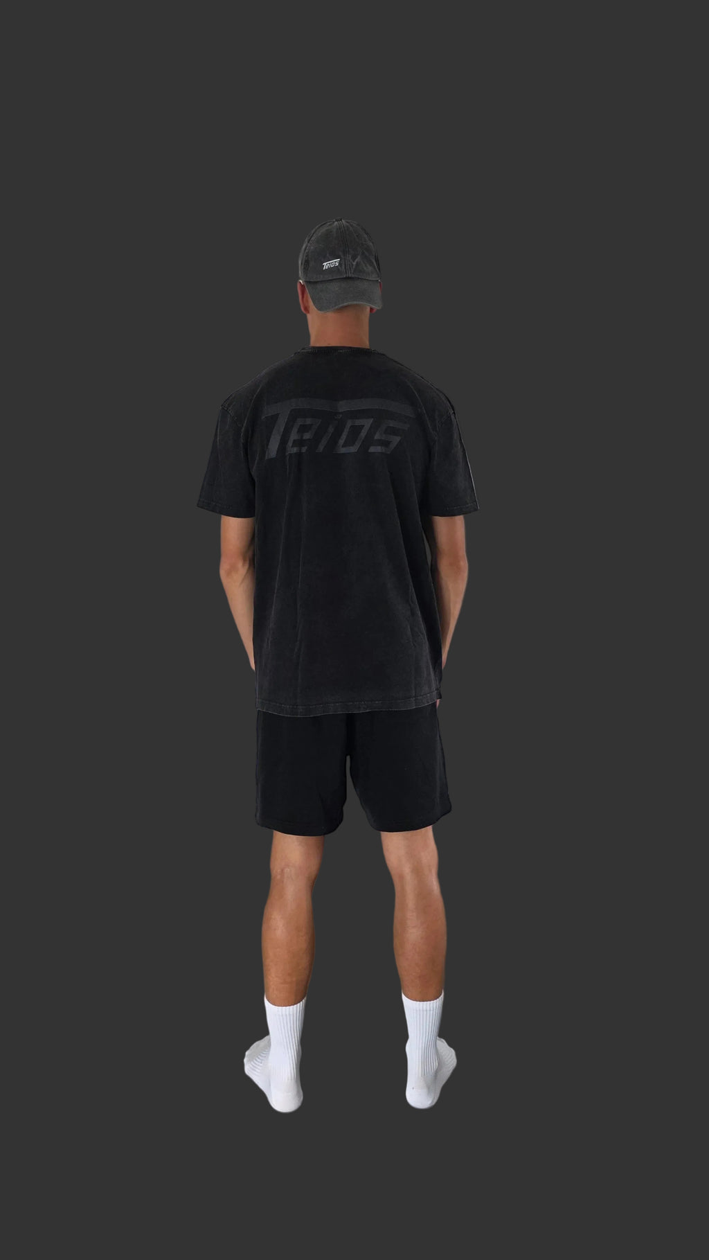 washed shirt | oversize | backprint teios logo /b