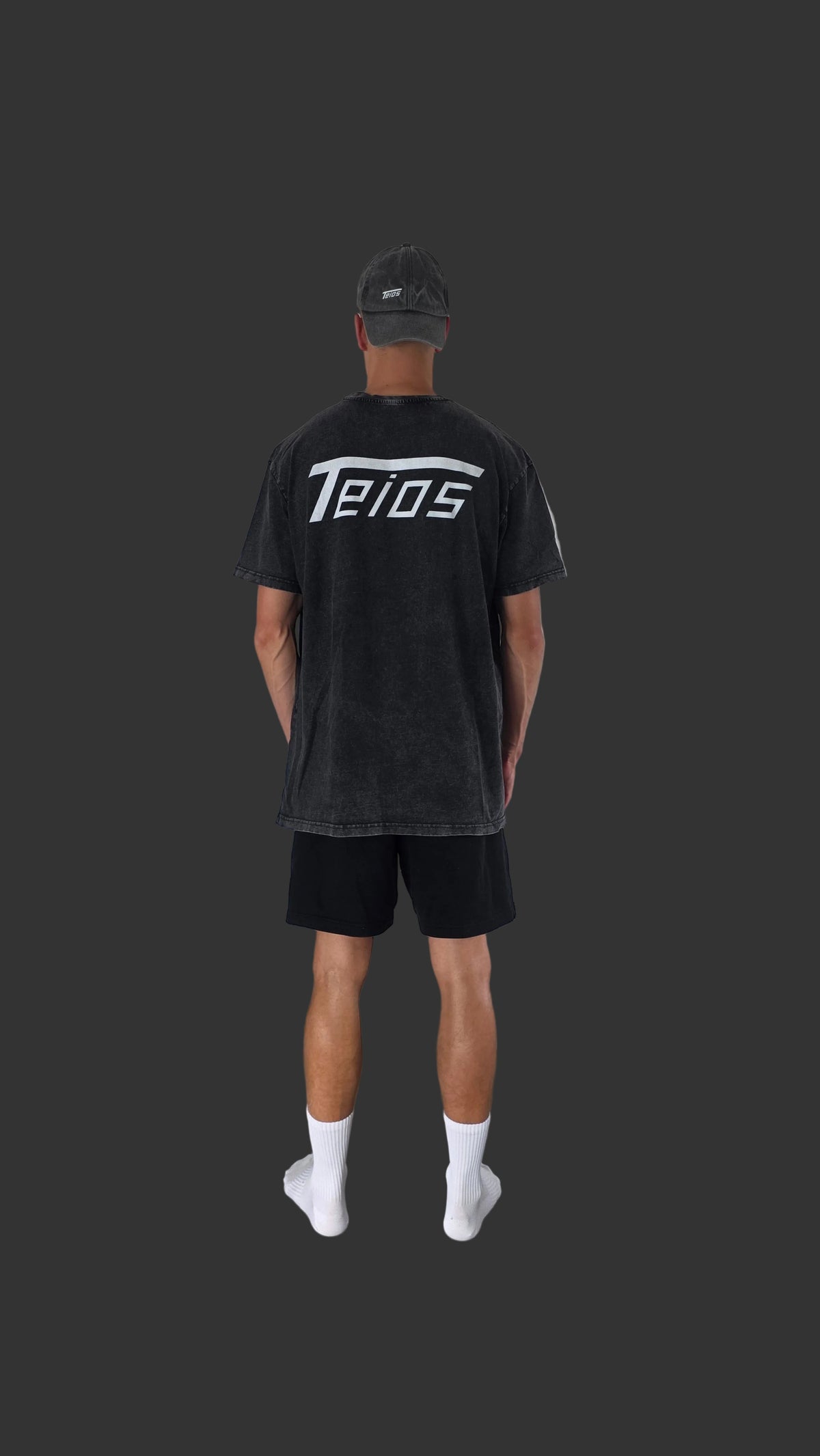 washed shirt | oversize | backprint teios logo /w